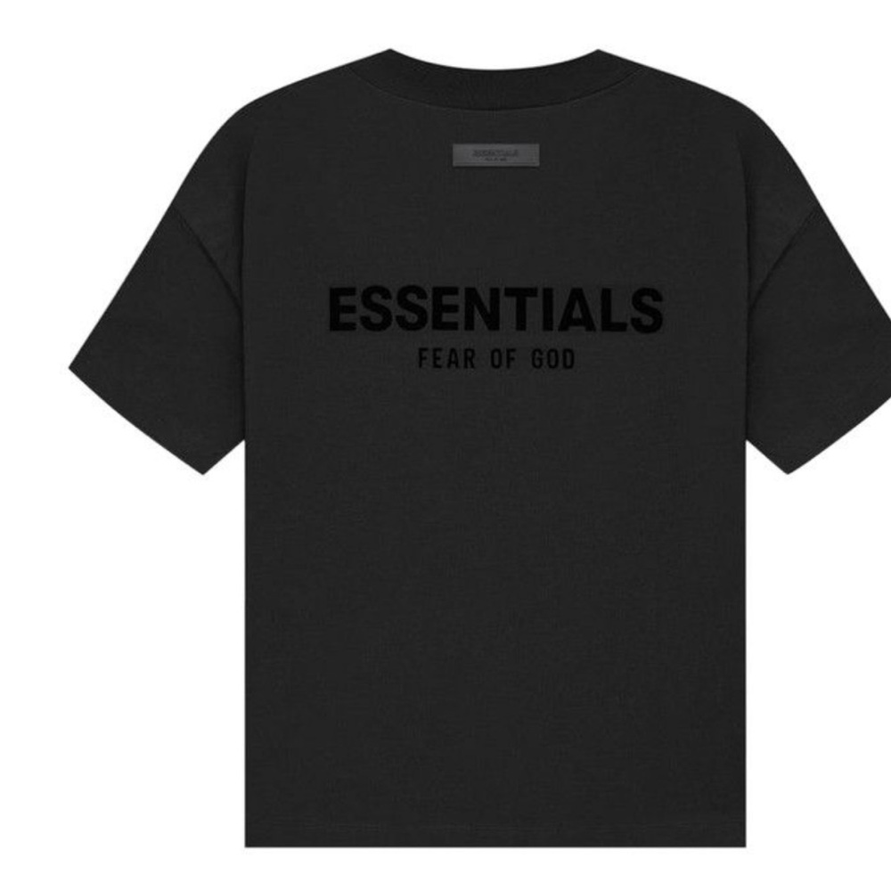 Essentials Fear of God Black Charcoal Tee size S (NWT)